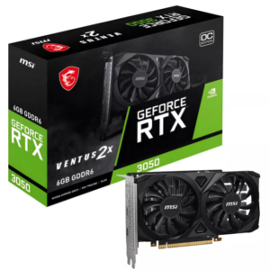 Vga Msi Geforce Nvidia Rtx 3050 Ventus 2x 6gb Oc Gddr6